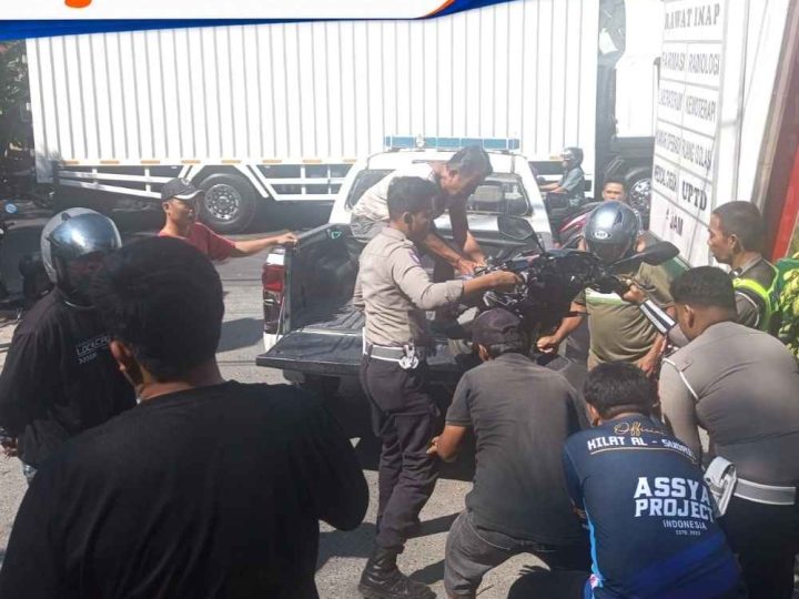 Motor Kehilangan Kendali, Balita 3 Tahun Dilarikan ke RSUD Majene