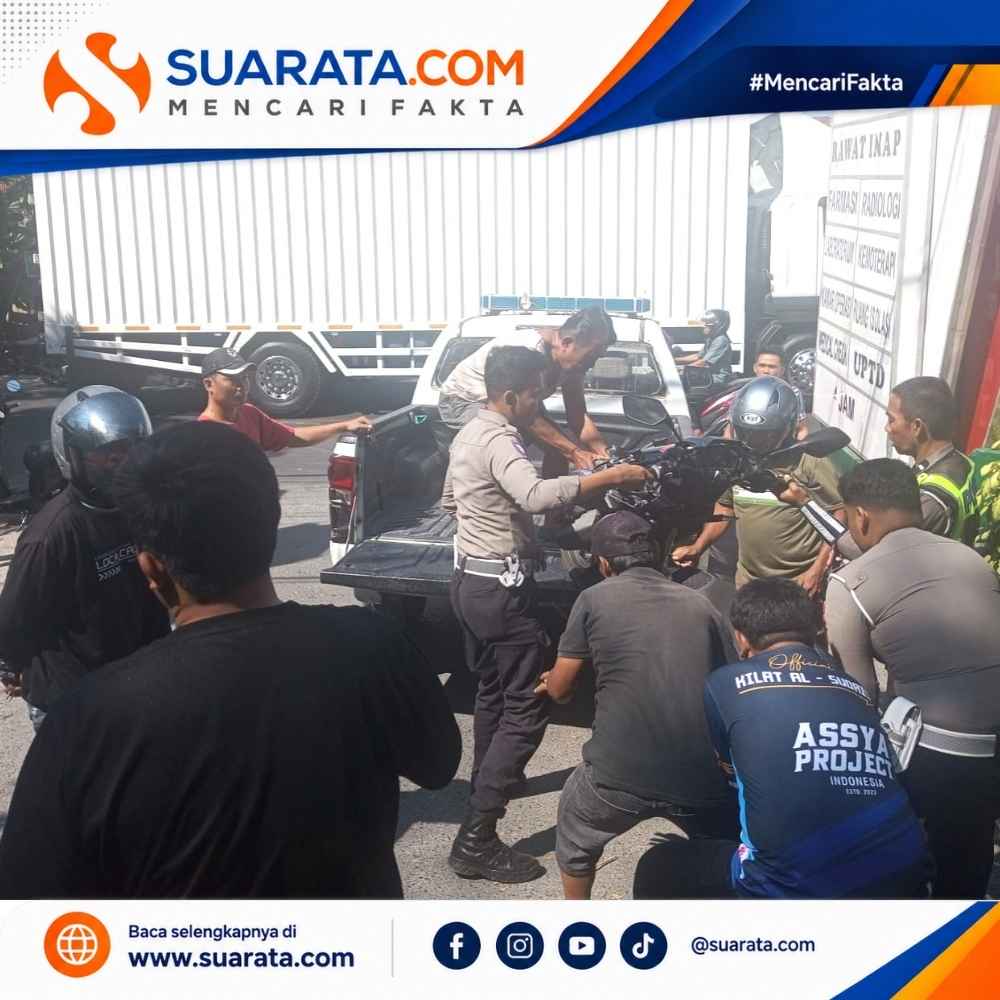 Motor Kehilangan Kendali, Balita 3 Tahun Dilarikan ke RSUD Majene