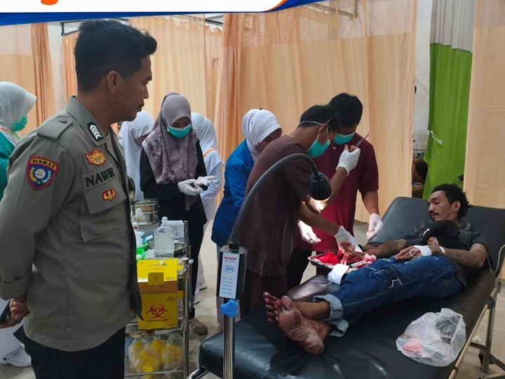 Perkelahian di Wonomulyo, Pria Luka di Tangan Akibat Sabetan Parang