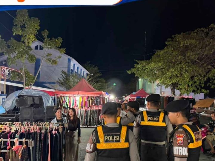 Patroli Malam Polres Majene Sasar Pasar Malam hingga Permukiman Nelayan