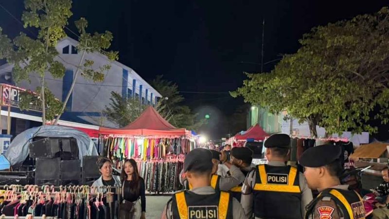 Patroli Malam Polres Majene Sasar Pasar Malam hingga Permukiman Nelayan