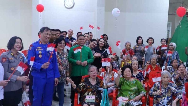 Bhakti Sosial Oikumene Polda Sulsel Sambut HUT ke-81 Kemerdekaan RI
