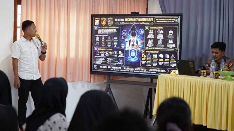Polres Parepare Edukasi 94 Siswa SMAN 4, Kenalkan AI untuk Belajar dan Berkarya Secara Bijak