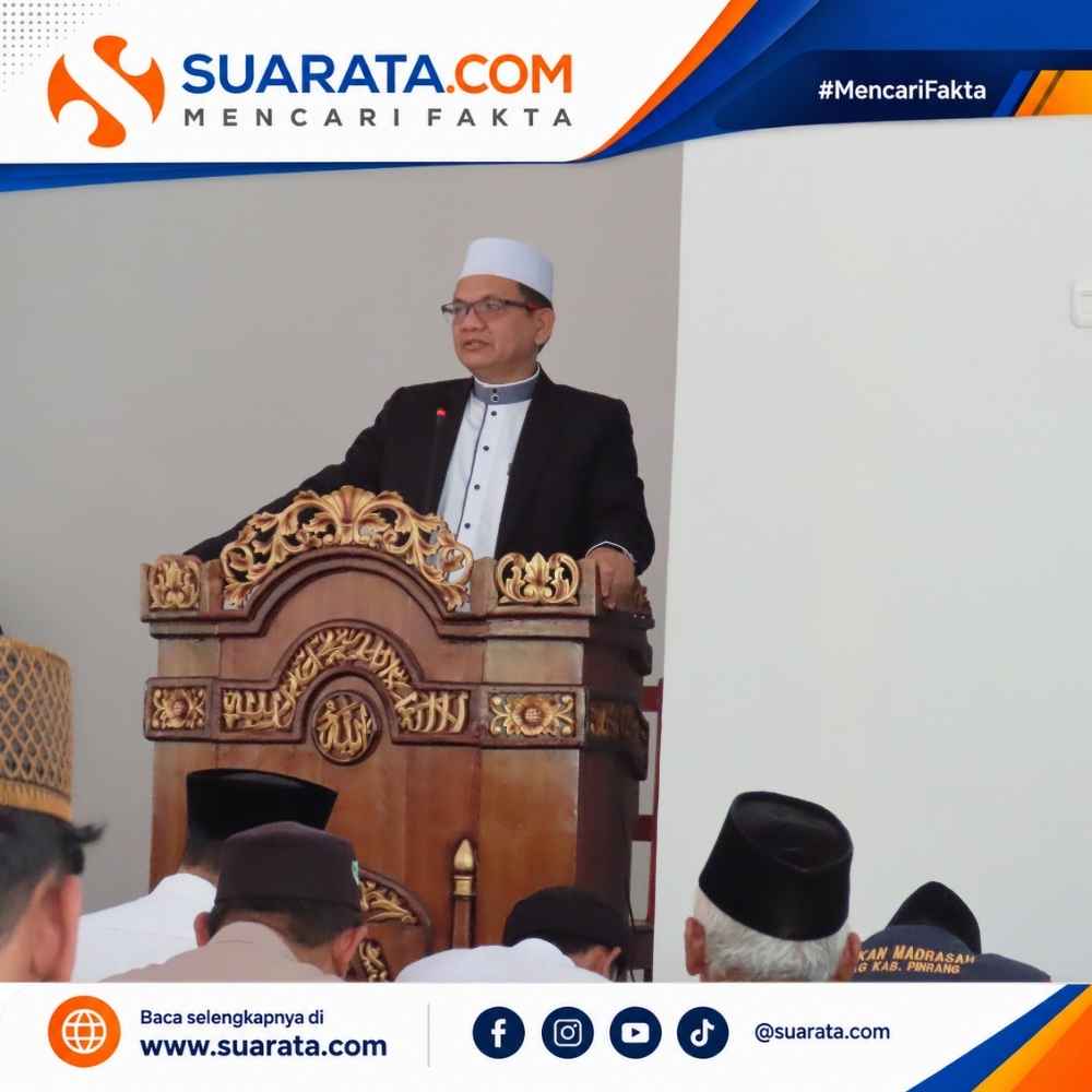 Dari Masjid As-Safar, Kakan Kemenag Pinrang Tekankan Ibadah, Ilmu dan Kebersamaan