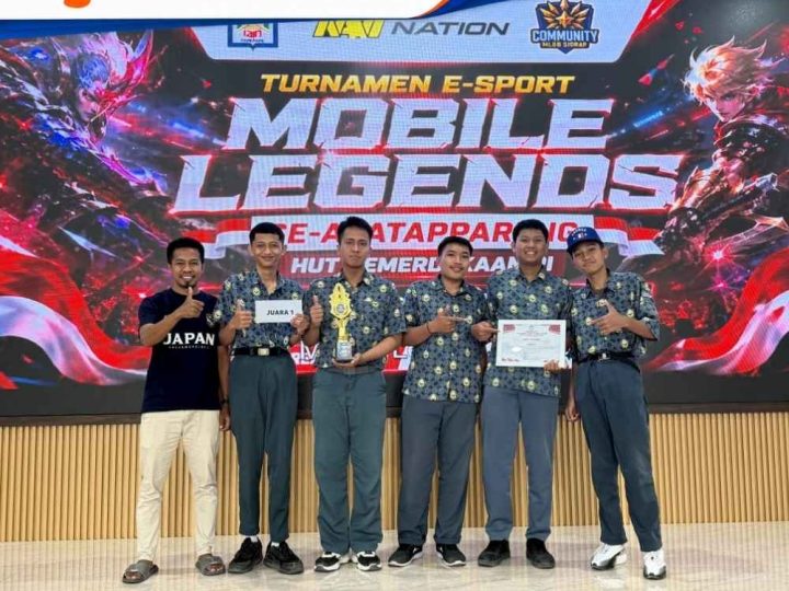 Semangat Kemerdekaan, Tim E-Sport MAN Pinrang Raih Juara 1 Turnamen Mobile Legends Se-Ajatappareng