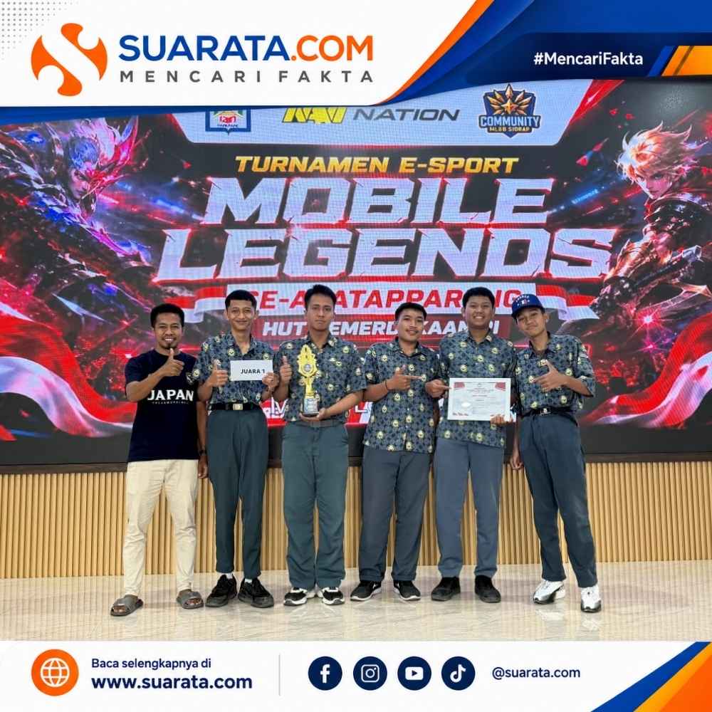 Semangat Kemerdekaan, Tim E-Sport MAN Pinrang Raih Juara 1 Turnamen Mobile Legends Se-Ajatappareng