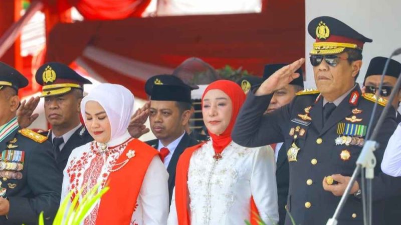 Kapolda Sulsel Hadiri Upacara HUT ke-81 Kemerdekaan RI di Rujab Gubernur Sulsel