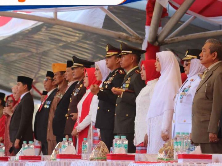 Kapolres Polman Hadiri Upacara HUT ke-81 RI, Momentum Perkuat Sinergi TNI-Polri dan Pemda