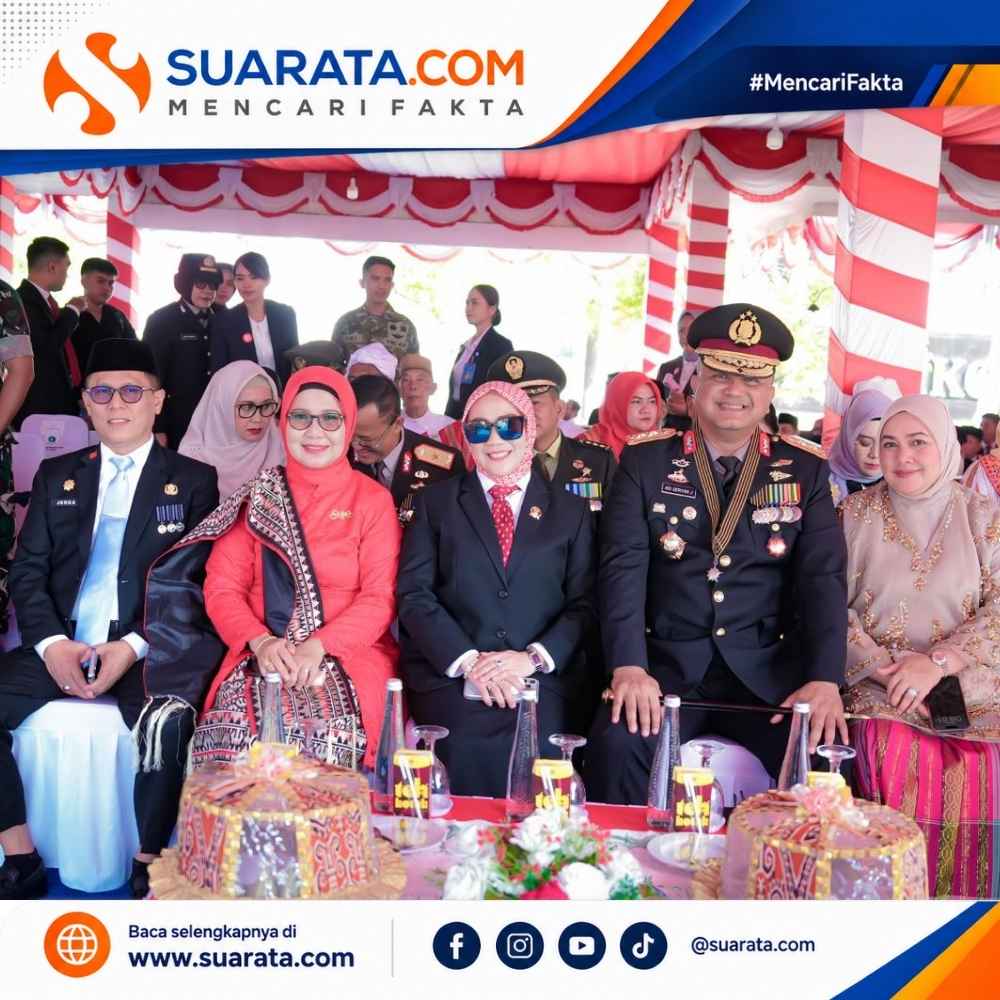 Hadiri Upacara HUT RI ke-81 di Lapangan Ahmad Kirang, Kapolda Sulbar: Jaga Stabilitas demi Kemakmuran Daerah