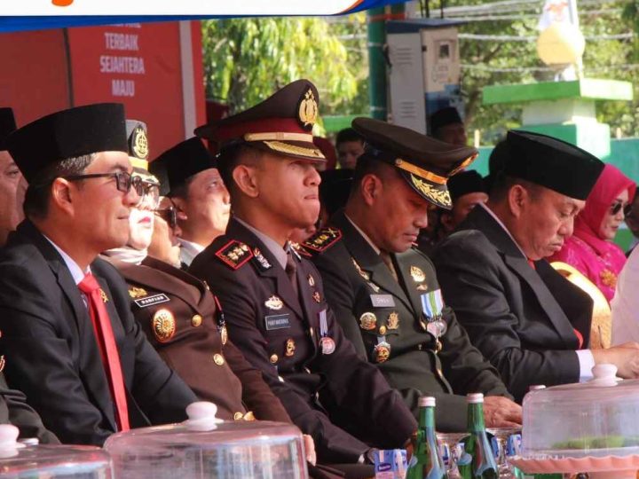 Kapolres Parepare Hadiri Upacara HUT ke-81 RI di Lapangan Andi Makkasau