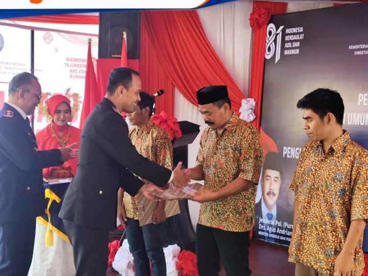 Wakapolres Polman Hadiri Penyerahan Remisi Umum di Lapas Kelas IIB Polewali