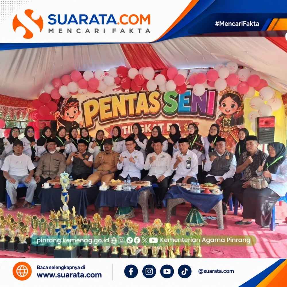 Kakan Kemenag Pinrang Apresiasi Pentas Seni RA, Anak-Anak Tampil Penuh Percaya Diri