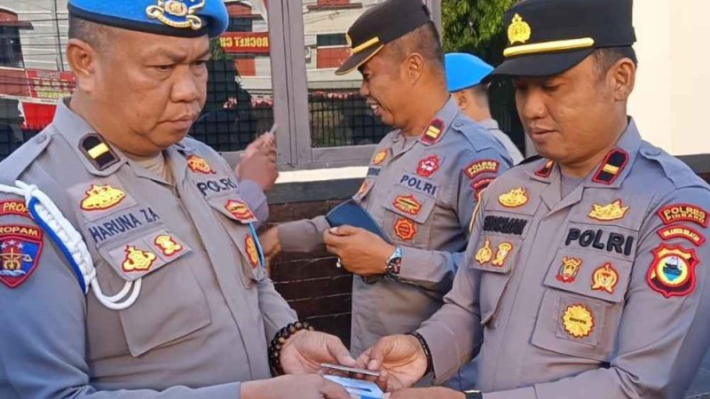 Gaktibplin Polres Parepare Periksa Disiplin Personel
