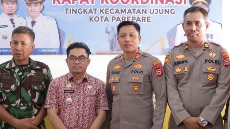 Rapat Koordinasi Tingkat Kecamatan Ujung, Perkuat Sinergi Tiga Pilar Untuk Pemeliharaan Kamtibmas yang Lebih Kondusif