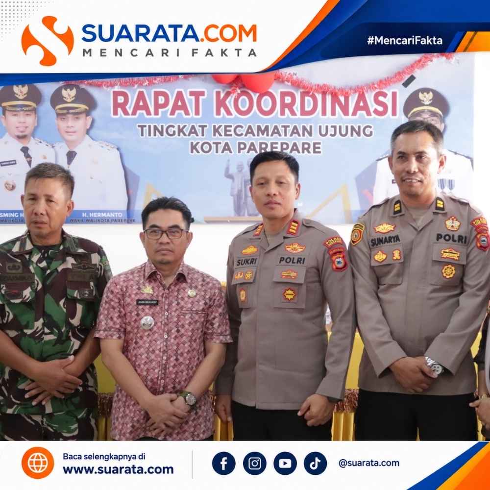 Rapat Koordinasi Tingkat Kecamatan Ujung, Perkuat Sinergi Tiga Pilar Untuk Pemeliharaan Kamtibmas yang Lebih Kondusif