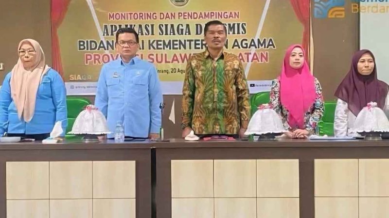 Kemenag Sulsel Perkuat Validasi SIAGA dan EMIS untuk Guru PAI Pinrang