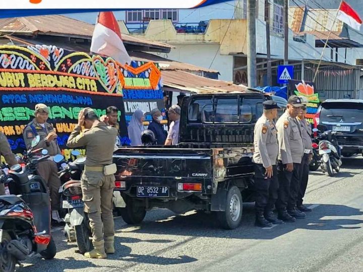 Ayahanda Wakil Walikota Parepare Meninggal, Personil Polsek Ujung Lakukan Pengamanan Dirumah Duka