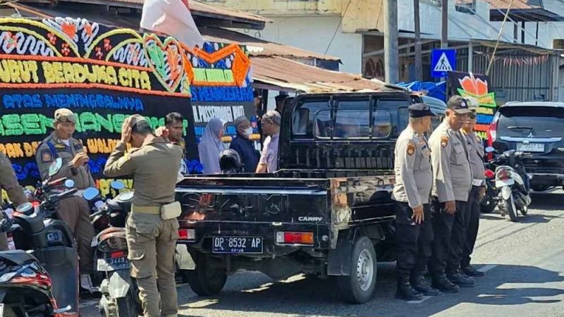 Ayahanda Wakil Walikota Parepare Meninggal, Personil Polsek Ujung Lakukan Pengamanan Dirumah Duka
