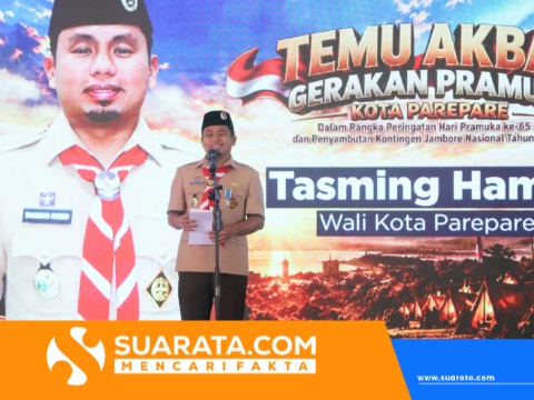 Hari Pramuka ke-65, Tasming Hamid Apresiasi Peran Pramuka dalam Membina Generasi Muda Parepare
