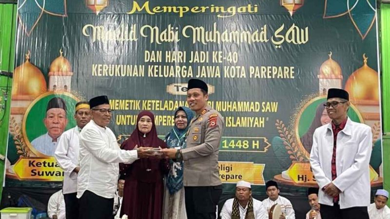 Kapolsek Ujung Hadiri Maulid Nabi di KKJ, Turunkan Personil Pengamanan