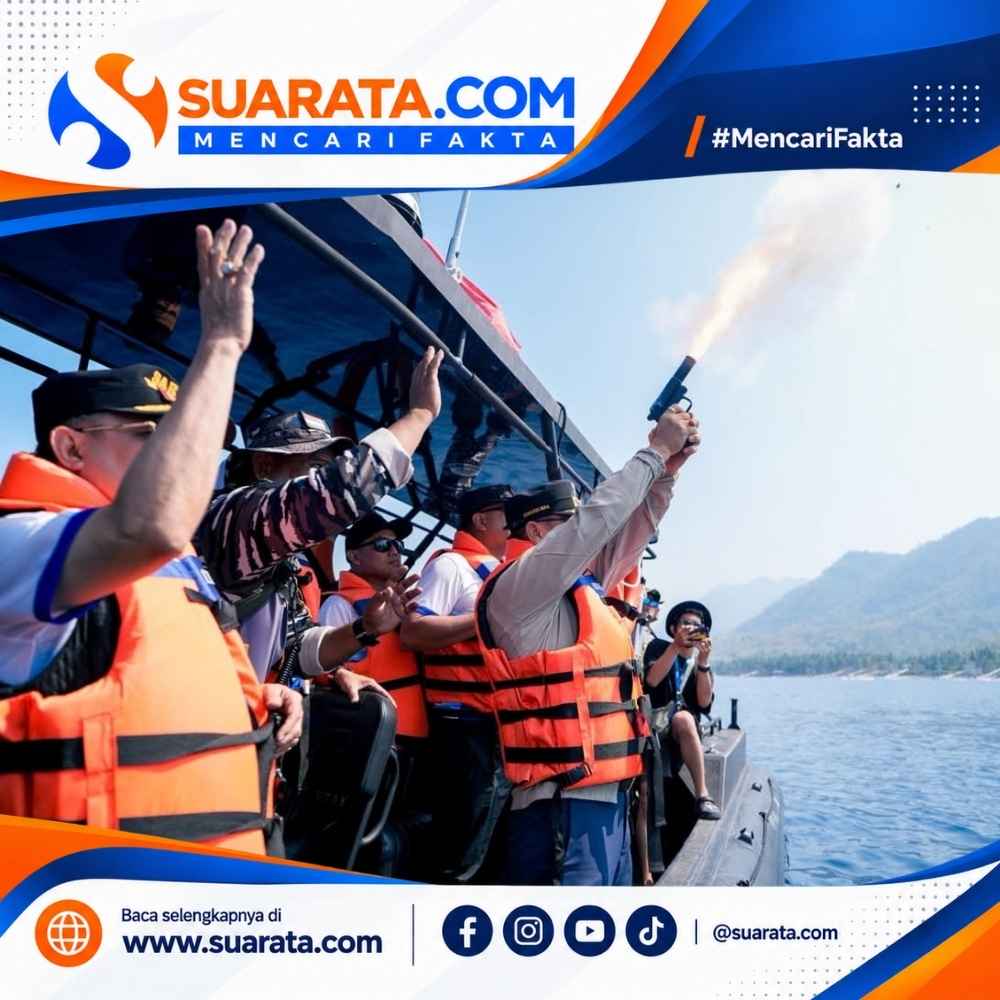 Lepas 80 Sandeq dengan Flare Gun, Gubernur SDK Terkesan Passandeq Mampu Melawan Angin di Sandeq Silumba 2026