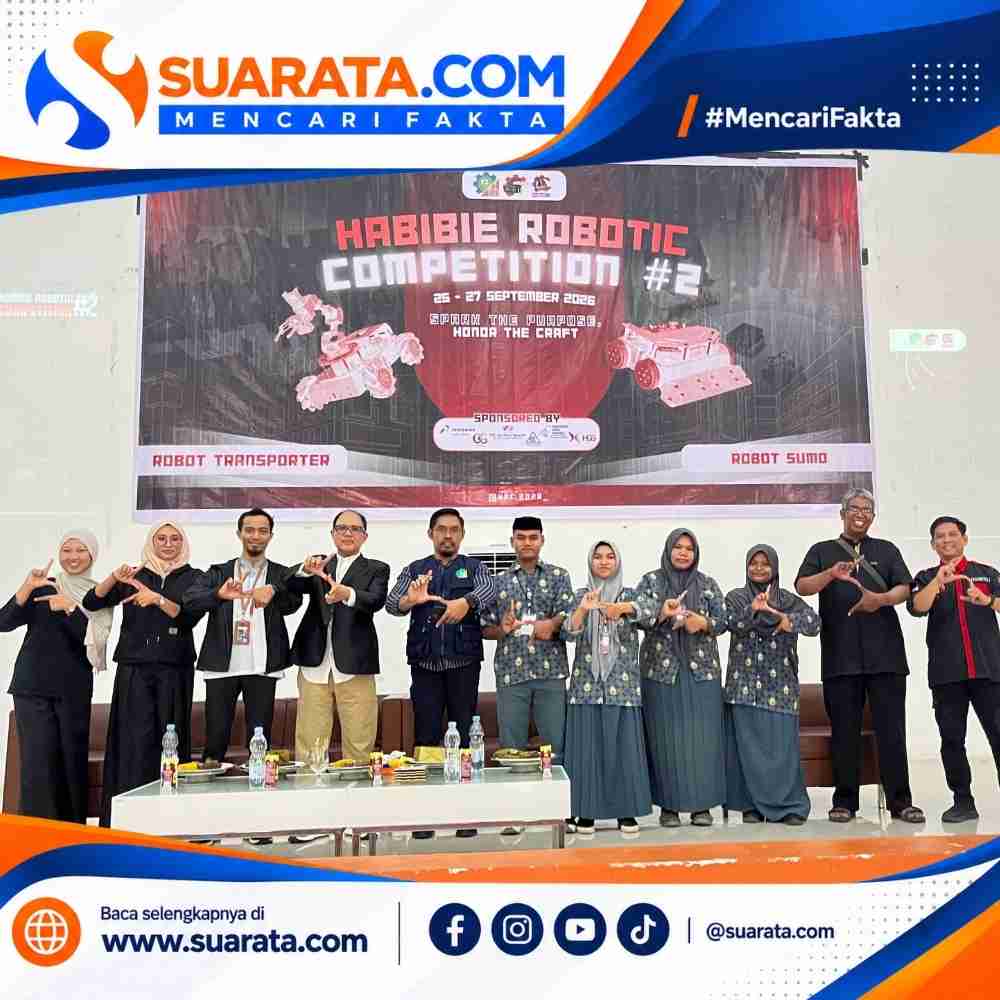 ROBOCOM MAN Pinrang Berlaga di Habibie Robotic Competition #2