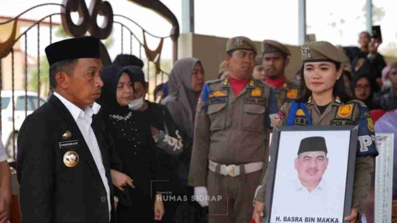 Mantan Pj Bupati Sidrap Basra Berpulang, Tinggalkan Jejak Panjang di Birokrasi