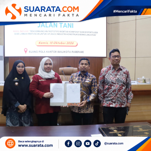 Tasming Hamid Apresiasi Inovasi Unhas, Limbah Pertanian Diolah Jadi Material Konstruksi dan Pupuk Hayati