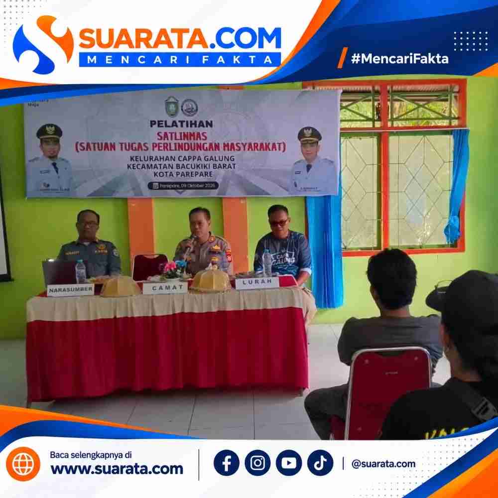 Polres Parepare Bekali Satlinmas Cappa Galung, Perkuat Peran Warga Jaga Keamanan