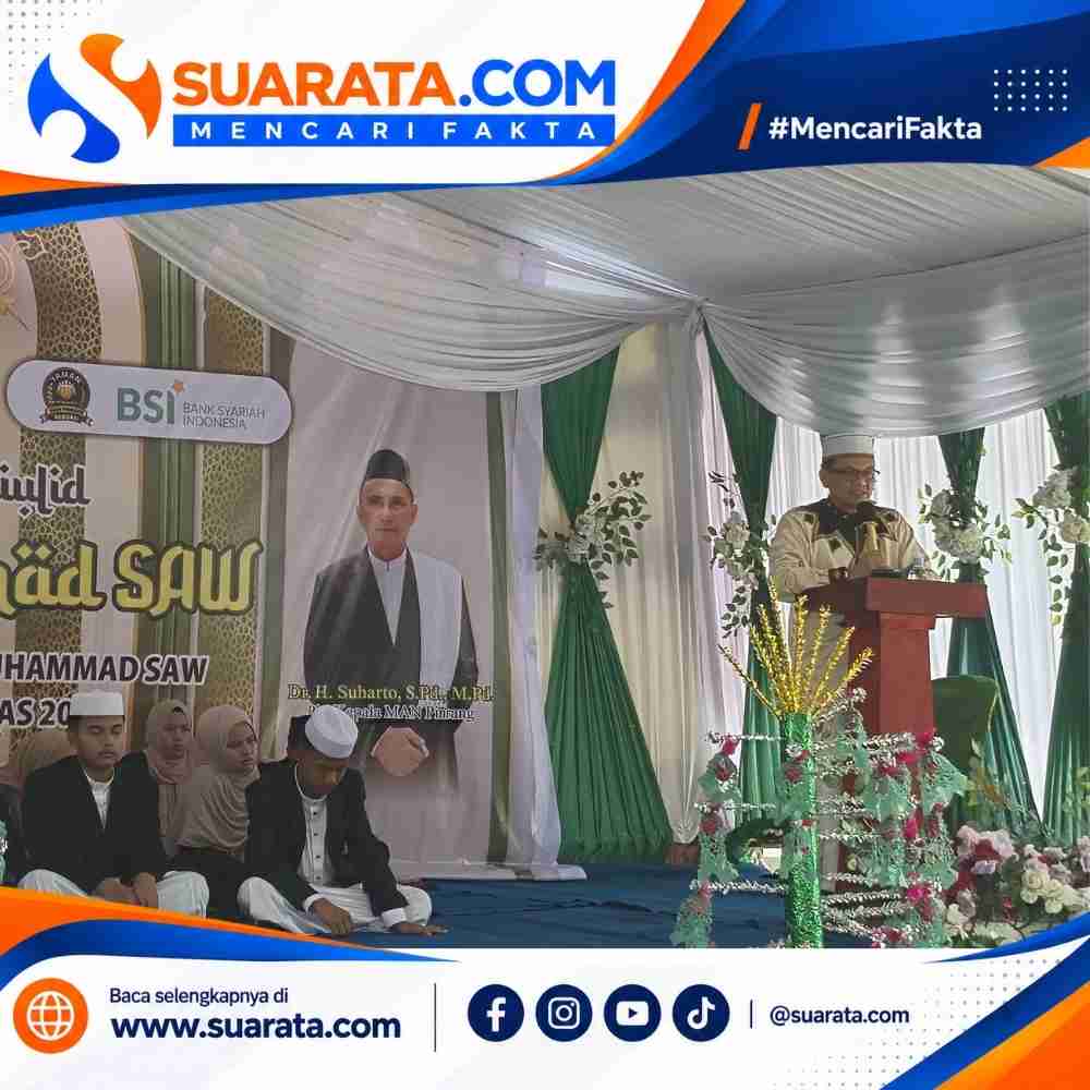 Maulid MAN Pinrang, Kakan Kemenag Tekankan Makna Keikhlasan