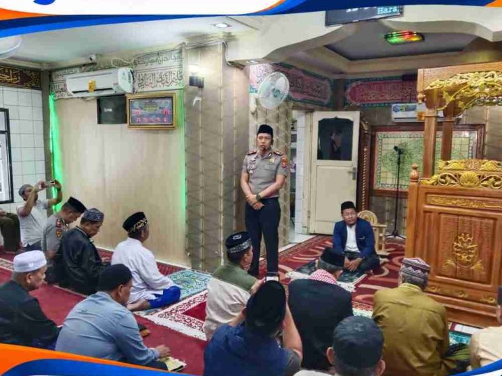 Safari Jumat Keliling di Masjid Istiqlal, Kapolsek Ujung Ajak Bersama Cegah Narkotika di Kalangan Remaja