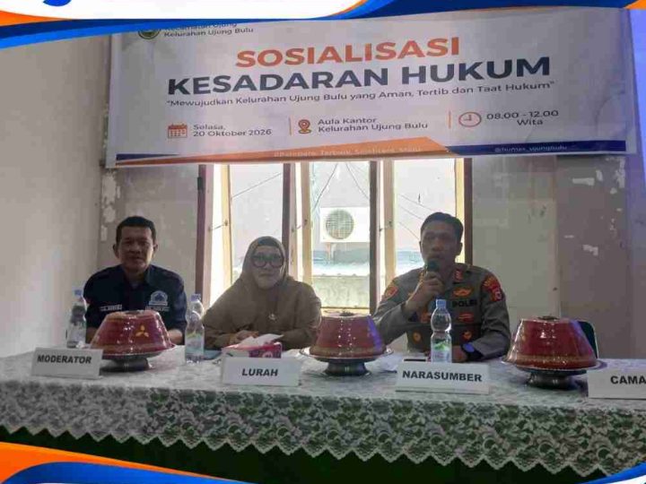 Kapolsek Ujung Pembawa Materi di Sosialisasi Kesadaran Hukum, Dukung Terwujudnya Masyarakat Sadar Hukum