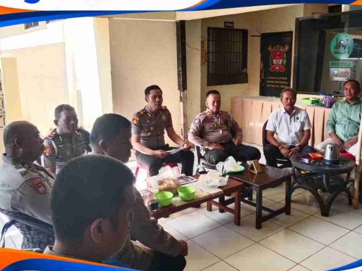 Evaluasi Pelaksanaan Program Polisi Bersama Masyarakat, Kapolsek Ujung Lakukan Anev Mingguan