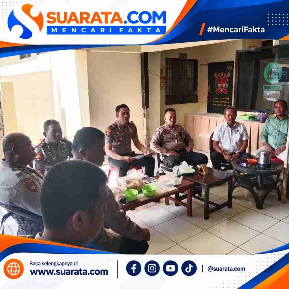 Evaluasi Pelaksanaan Program Polisi Bersama Masyarakat, Kapolsek Ujung Lakukan Anev Mingguan