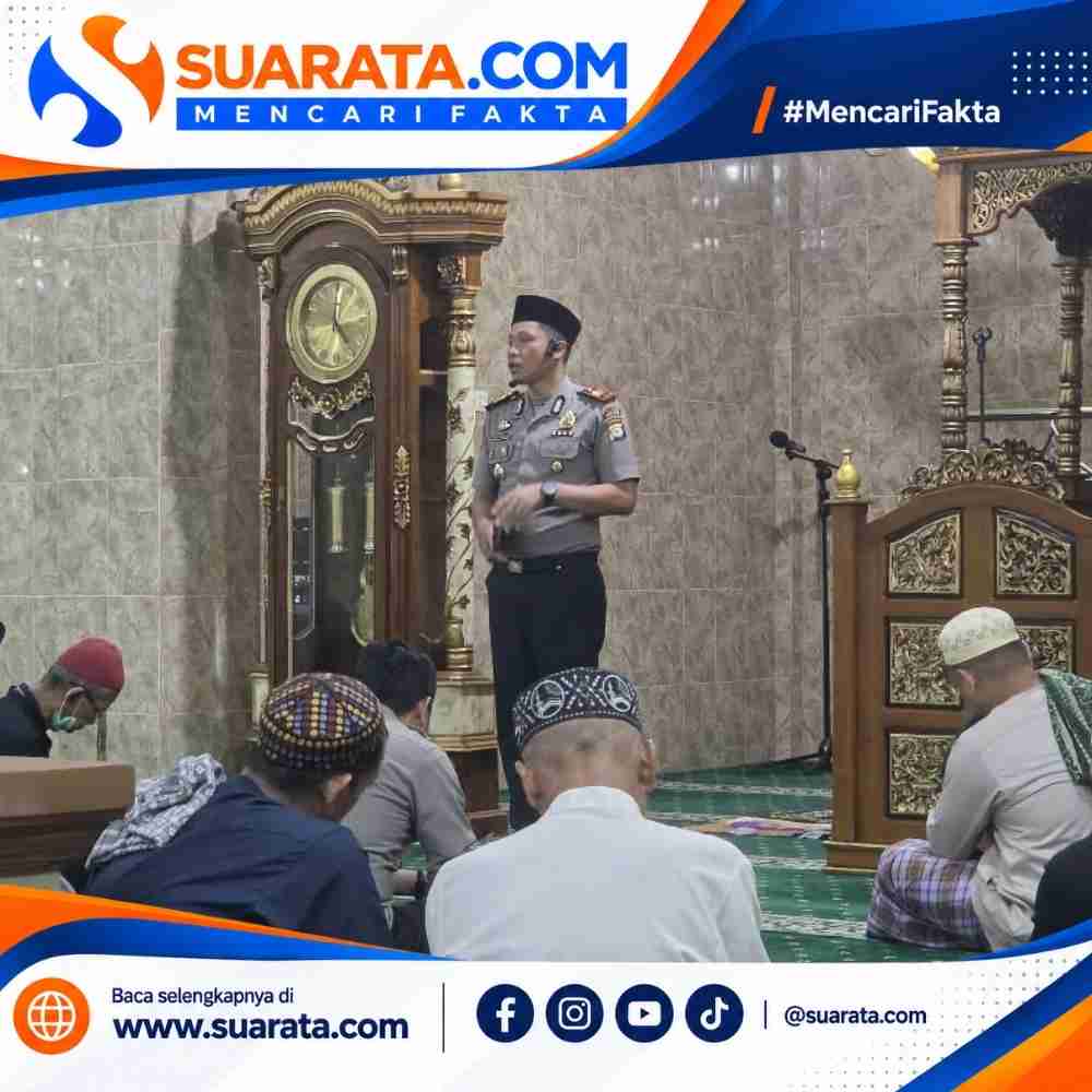 Subuh Keliling di Masjid Al Muttaqin, Kapolsek Ujung Eratkan Silaturahmi dan Sampaikan Pesan Kamtibmas